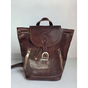 I Fratelli Leather Backpack‎ Firenzi Brown Backpack Rucksack Leather Bag Italy